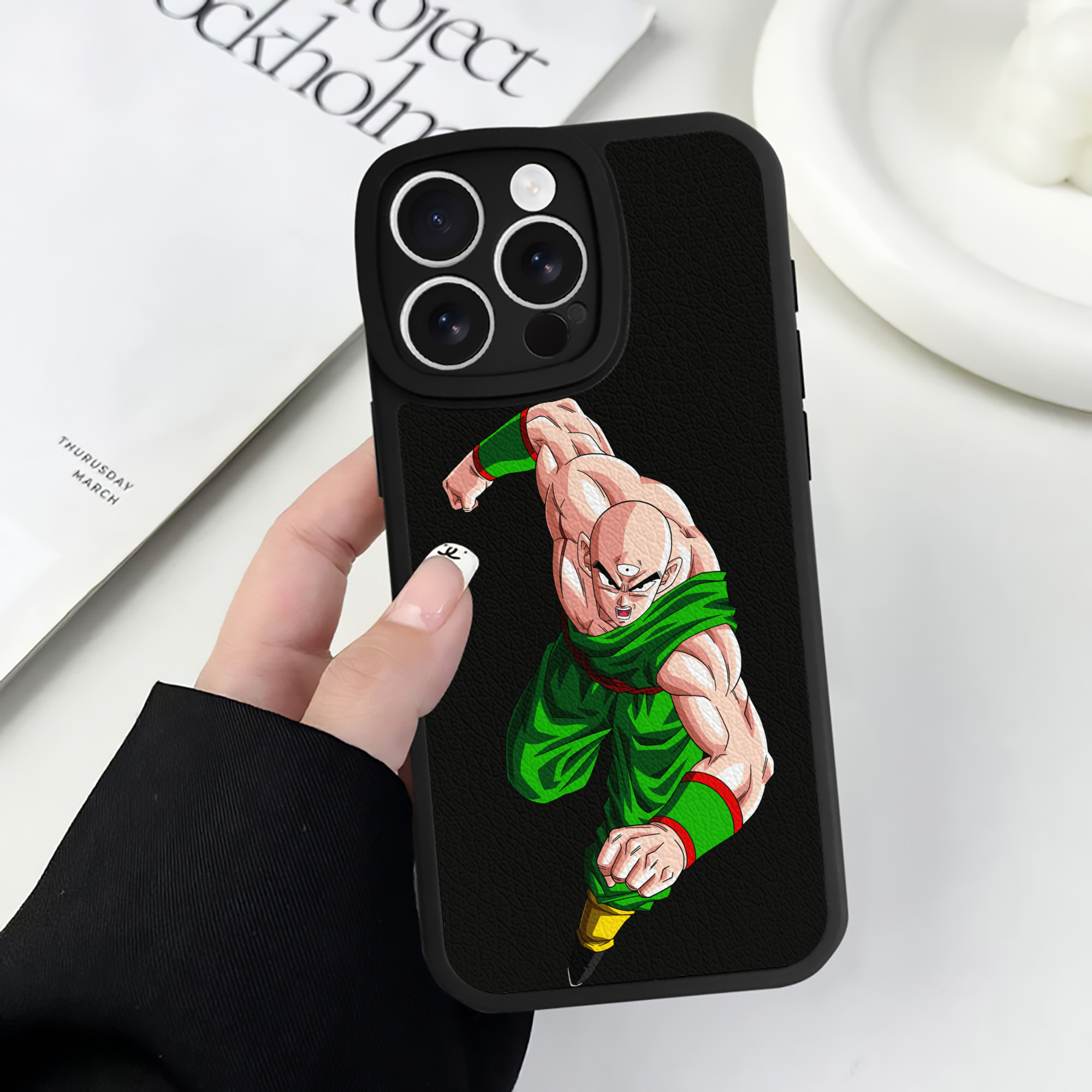 （画像用） ドラゴンボール DRAGON BALL 【iPhone 16シリーズ対応】シリコンスマホケース（レザー調） 材質：シリコン